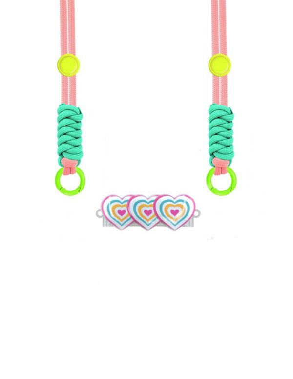 Universal Λουράκι Λαιμού για Smartphone Neck Strap With Back Clip Hearts Universal Λουράκι Λαιμού για Smartphone Neck Strap With Back Clip Hearts