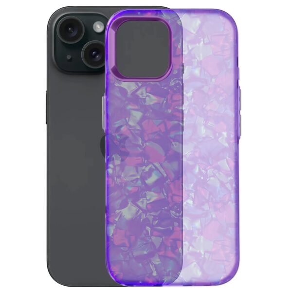 Forcell iPhone 14 Tutti Frutti Θήκη Σιλικόνης - Violet