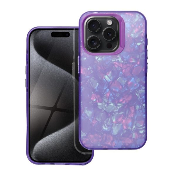 Forcell iPhone 16 Pro Max Tutti Frutti Θήκη Σιλικόνης - Violet