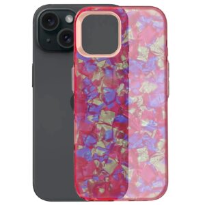 Forcell iPhone 14 Tutti Frutti Θήκη Σιλικόνης - Pink
