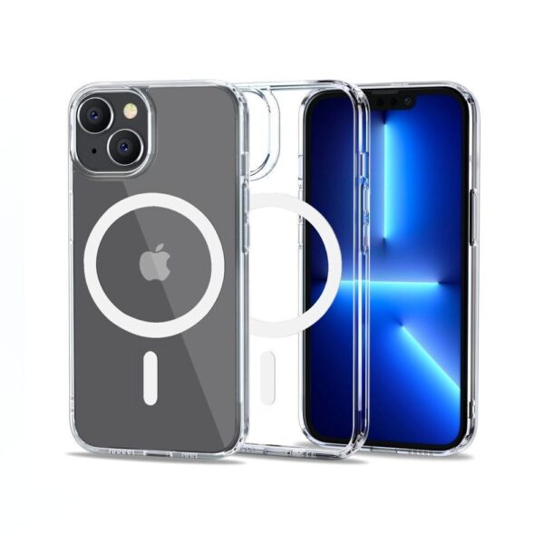Techsuit iPhone 14 Magsafe Θήκη Σιλικόνης - Διάφανη