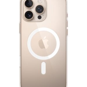 Forcell iPhone 16 Pro MagSafe Θήκη Σιλικόνης - Διάφανη