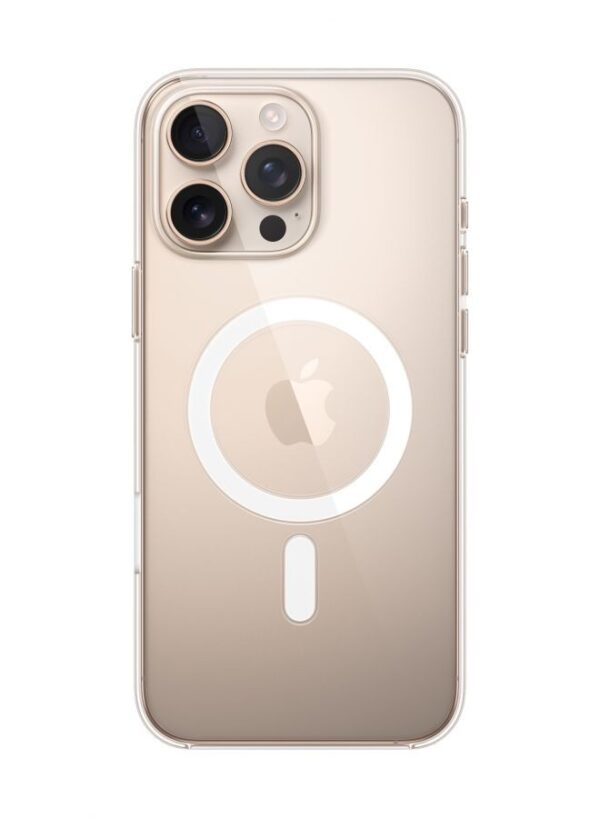 Forcell iPhone 16 Pro MagSafe Θήκη Σιλικόνης - Διάφανη