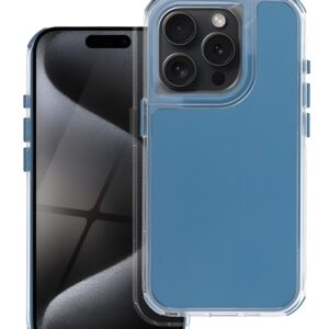 Forcell iPhone 15 Pro Max Matrix Θήκη Σιλικόνης - Blue