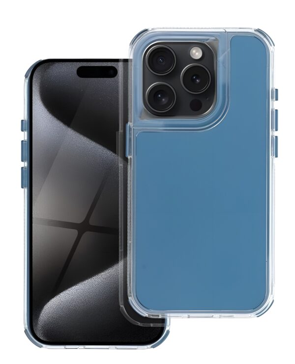 Forcell iPhone 15 Pro Max Matrix Θήκη Σιλικόνης - Blue