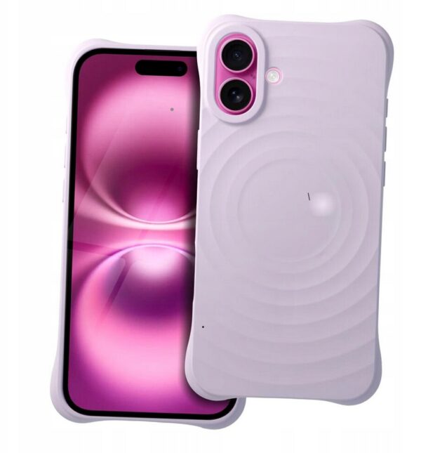 Forcell iPhone 16 Plus MagSafe Zephyr Θήκη Σιλικόνης - Lilac