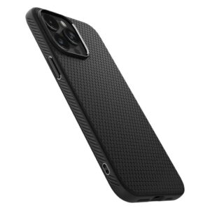 Spigen iPhone 15 Pro Max Liquid Air Θήκη Σιλικόνης - Black