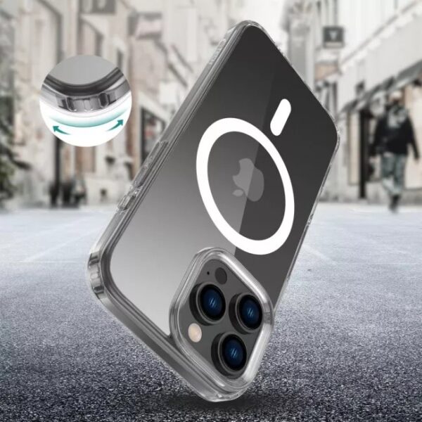 Tech Protect iPhone 16 Pro Max Magsafe Flexair Θήκη Σιλικόνης - Διάφανη