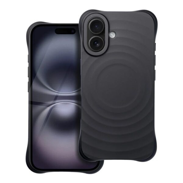 Forcell iPhone 16 MagSafe Zephyr Θήκη Σιλικόνης - Black