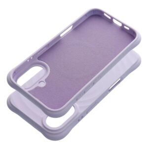 Forcell iPhone 16 MagSafe Zephyr Θήκη Σιλικόνης - Lilac