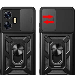 Forcell Realme C55 Defender Slide Camera Θήκη Σκληρή - Black