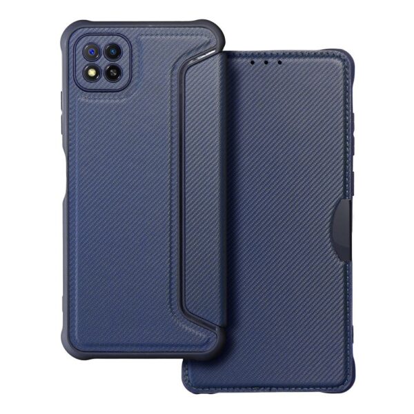 Tel1 Samsung Galaxy A22 5G Razor Carbon Θήκη Βιβλίο - Blue