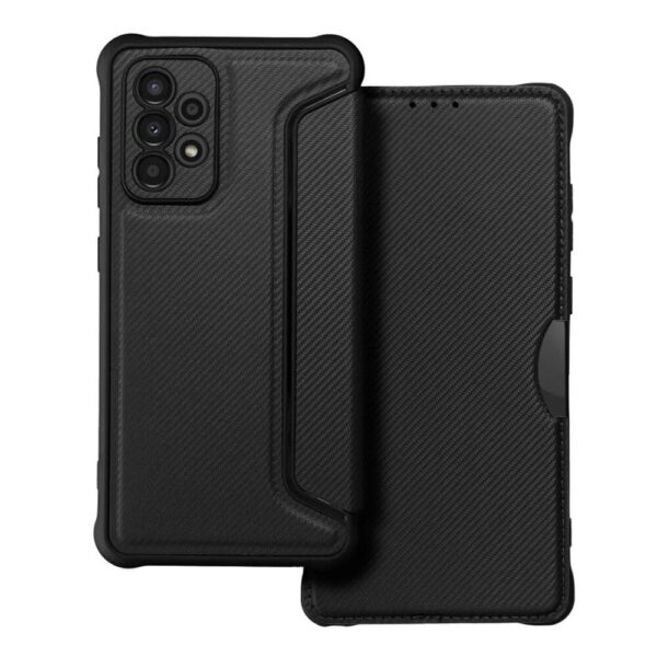 Tel1 Samsung Galaxy A33 5G Razor Carbon Θήκη Βιβλίο - Black