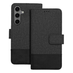 Tel1 Samsung Galaxy A55 5G Gomma Θήκη Βιβλίο - Black