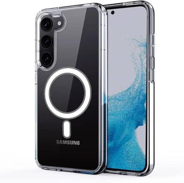 Forcell Samsung Galaxy S23 5G Magsafe Anti Shock Θήκη Σιλικόνης TPU 1.5mm - Διάφανη