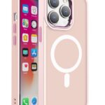 Forcell iPhone 15 Pro Max MagSafe Θήκη Σιλικόνης - Pink