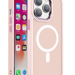 Forcell iPhone 15 Pro Max MagSafe Θήκη Σιλικόνης - Pink