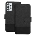 Tel1 Samsung Galaxy A52 4G / A52 5G / A52s Gomma Θήκη Βιβλίο - Black