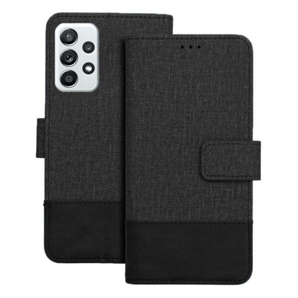 Tel1 Samsung Galaxy A52 4G / A52 5G / A52s Gomma Θήκη Βιβλίο - Black
