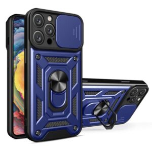 Forcell iPhone 16 Pro Max Hybrid Armor Camshield Θήκη Σκληρή - Blue