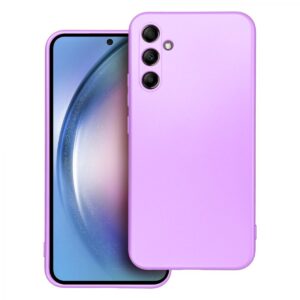 Forcell Samsung Galaxy A55 5G Metallic Θήκη Σιλικόνης - Purple