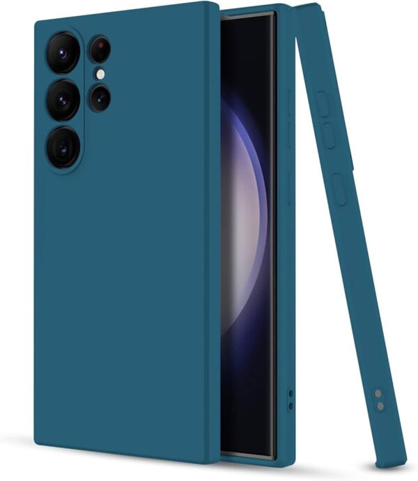 Forcell Samsung Galaxy S23 Ultra 5G Matt Θήκη Σιλικόνης - Blue