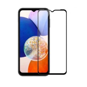 Samsung Galaxy A14 4G / A14 5G Προστασία Οθόνης με Μαύρο Περίγραμμα 6D Pro Veason Full Face Tempered Glass Black
