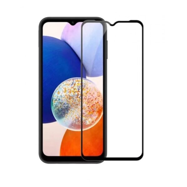 Samsung Galaxy A14 4G / A14 5G Προστασία Οθόνης με Μαύρο Περίγραμμα 6D Pro Veason Full Face Tempered Glass Black