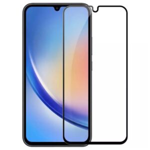 Samsung Galaxy A34 5G Προστασία Οθόνης με Μαύρο Περίγραμμα 6D Pro Veason Full Face Tempered Glass Black