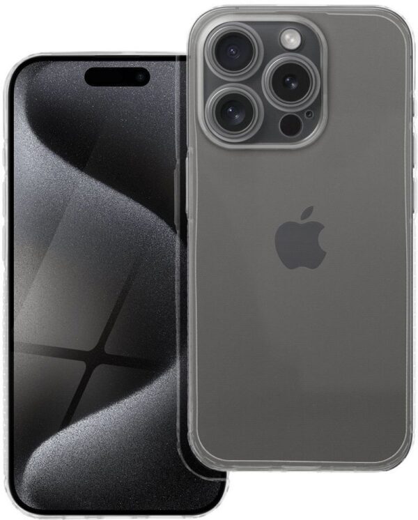 Forcell iPhone 14 Pro 1.5mm Θήκη Σιλικόνης - Διάφανη