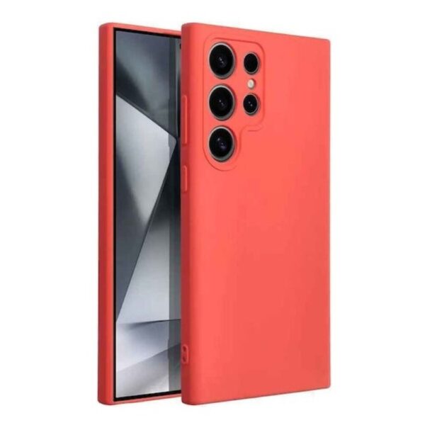 Forcell Samsung Galaxy S24 Ultra 5G Θήκη Σιλικόνης - Coral