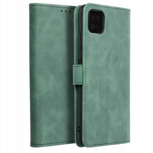 Tel1 Samsung Galaxy A22 5G Tender Θήκη Βιβλίο - Green