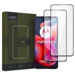 Motorola Moto G24 / G24 Power Προστασία Οθόνης με Μαύρο Περίγραμμα HOFI Glass Pro+ Full Face 2-Pack Tempered Glass
