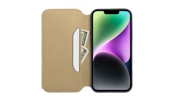 Tel1 Samsung A34 5G Dual Pocket Θήκη Βιβλίο - Gold