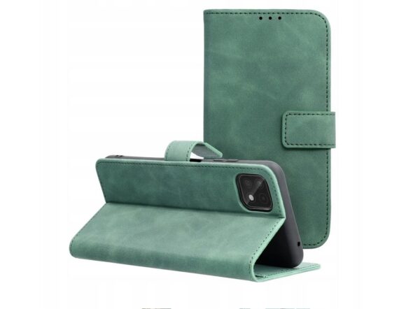 Tel1 Samsung Galaxy A22 5G Tender Θήκη Βιβλίο - Green
