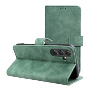Tel1 Samsung Galaxy S25 5G Tender Θήκη Βιβλίο - Green