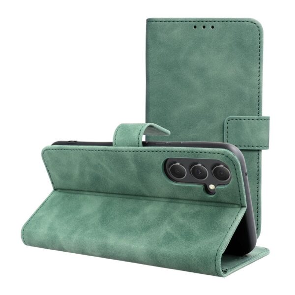 Tel1 Samsung Galaxy S25 5G Tender Θήκη Βιβλίο - Green