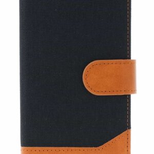 Tel1 Xiaomi Redmi Note 14 Pro 5G / 14 Pro Plus 5G / Poco X7 5G Jeans Θήκη Βιβλίο - Black