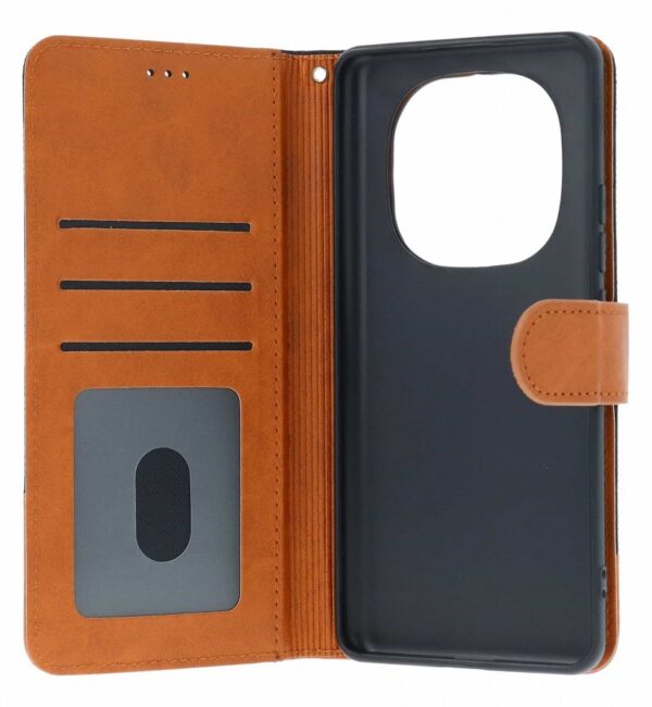 Tel1 Xiaomi Redmi Note 14 Pro 5G / 14 Pro Plus 5G / Poco X7 5G Jeans Θήκη Βιβλίο - Black