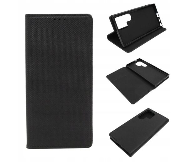 Tel1 Samsung Galaxy S25 Ultra 5G Smart Magnet Θήκη Βιβλίο - Black