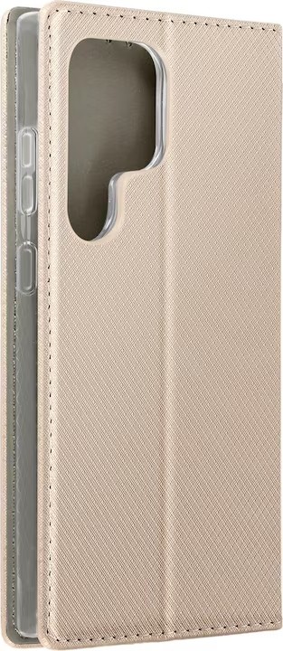 Tel1 Samsung Galaxy S25 Ultra 5G Smart Magnet Θήκη Βιβλίο Case - Gold