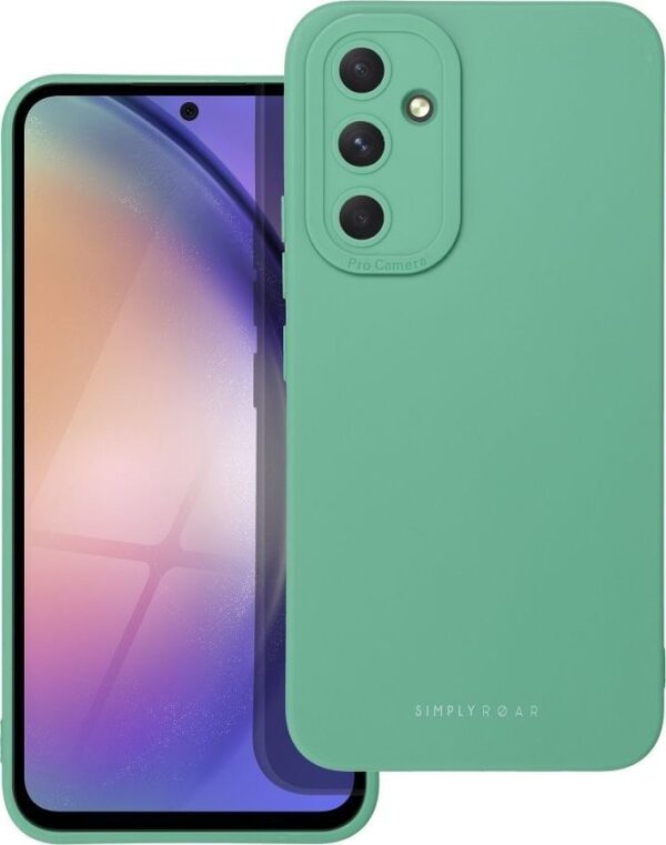 Forcell Samsung Galaxy A54 5G SIMPLY ROAR Θήκη Σιλικόνης - Green Forcell Samsung Galaxy A54 5G SIMPLY ROAR Θήκη Σιλικόνης - Green