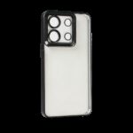 Forcell Xiaomi Redmi Note 13 5G Plating Θήκη Με Πλαίσιο Σιλικόνης Διάφανη - Black