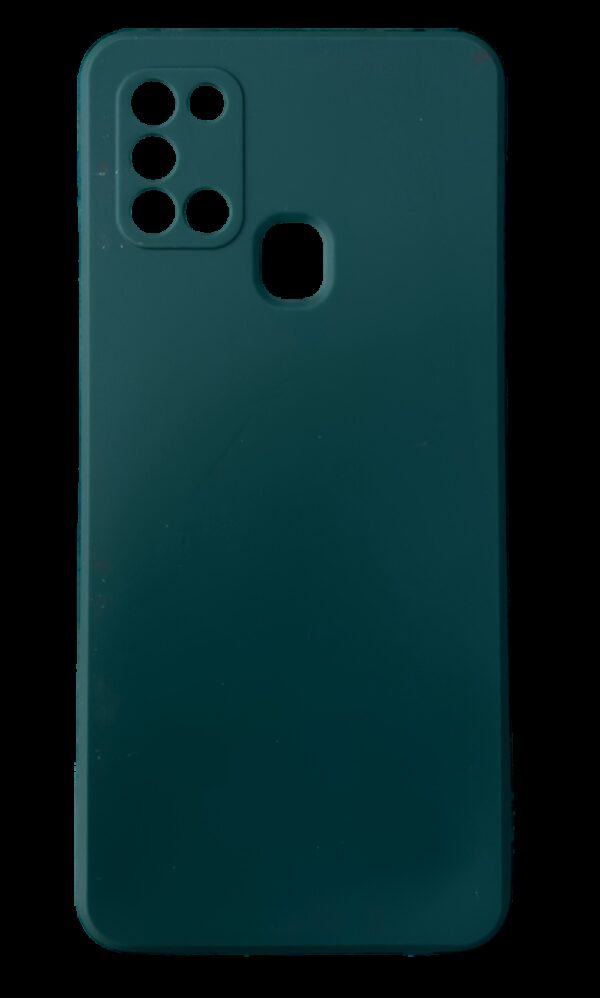 Forcell Samsung Galaxy A21s Matte Θήκη Σιλικόνης - Dark Green