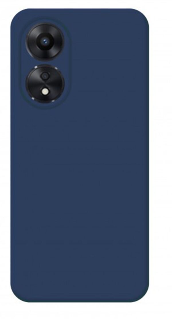 Forcell Oppo A78 4G Matt Θήκη Σιλικόνης - Dark Blue