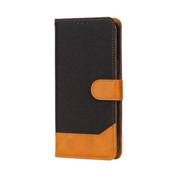 Tel1 Xiaomi Redmi Note 14 5G Jeans Book Θήκη Βιβλίο - Black Brown
