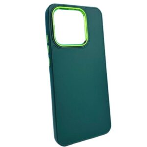 Forcell Xiaomi Redmi Note 14 5G Frame Θήκη Σιλικόνης - Green