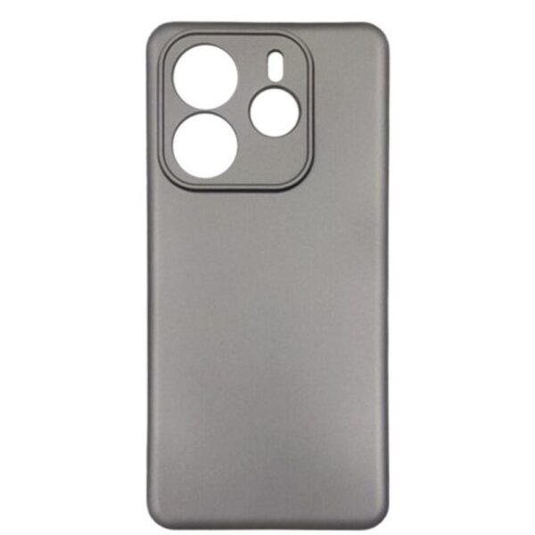 Forcell Xiaomi Redmi Note 14 5G Metallic Θήκη Σιλικόνης - Grey