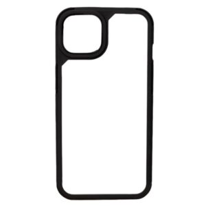 Forcell Xiaomi Redmi Note 13 4G Color Shock Θήκη με Πλαίσιο Σιλικόνης Διάφανη - Black