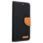 Tel1 Samsung Galaxy A54 5G Canvas Θήκη Βιβλίο- Black Brown